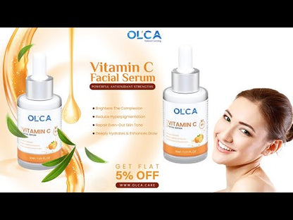 Natural Vitamin C Facial Serum | Powerful Antioxidant Strengths with Brighten Complex | 30 ml